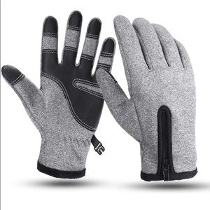 COPY - Cycling Gloves Touch Screen, Winter Full Finger Anti-Slip Warm Gloves, S…
